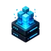 MCWorldHost-Logo — Server mit Minecraft-Blöcken
